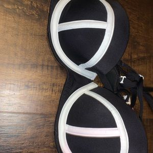 Black and white bathing suit